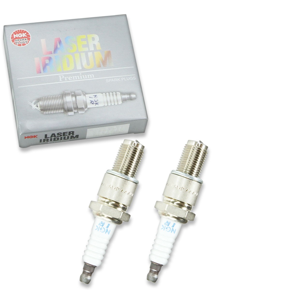 2 pcs NGK Laser Iridium Spark Plugs for 2004-2011 Mazda RX-8 1.3L R2 - vg
