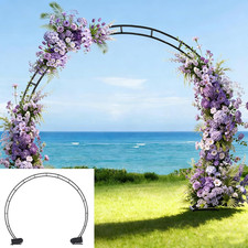 Large Metal Garden Arch Trellis,Wedding Arch. 8 7Ft. 19Mm Heavy-Duty Pipe, Arch