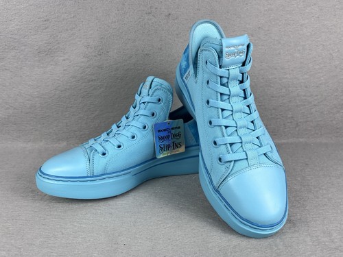 Skechers x Snoop Dogg Canvas Slip-ins Boss Life 186000 TURQ Women - Sz 8.5 - Picture 3 of 10