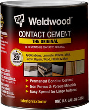 00273 1 Gallon Weldwood Original Contact Cement, Tan