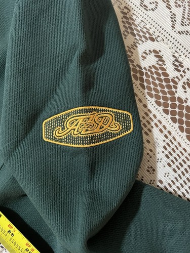 Felpa girocollo Aimé Leon Dore Porsche 993 Turbo logo ricamato XL verde - Foto 9 di 10