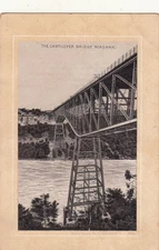 Jersey Coffee Dayton Spice Dayton OH CANTILEVER BRIDGE NIAGARA Vict Card c1880s