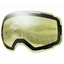 OutdoorMaster Ski Goggles PRO Replacement Lens 20+ Choices VLT 91% Yellow Lens