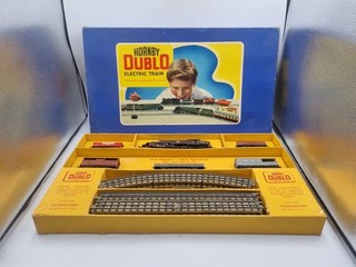 Vintage Hornby Duplo Meccano 00 Gauge G19 2 6 4 Electric Tank Goods Train Set