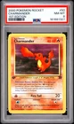 2000 POKEMON ROCKET 1ST EDITION #50 CHARMANDER PSA 8