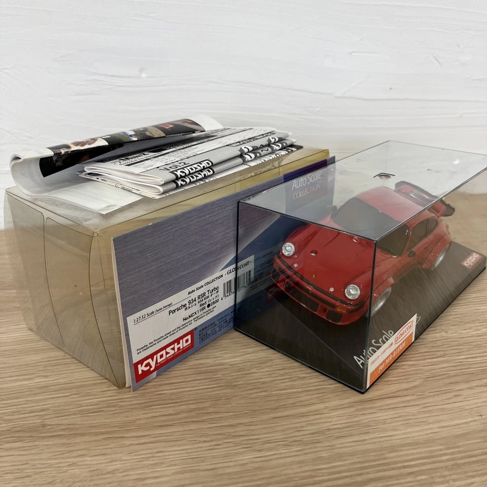 Super Rare Kyosho MINI-Z Racer Body PORSCHE 934 RSR Turbo RED JAPAN F/S - Image 2 of 4