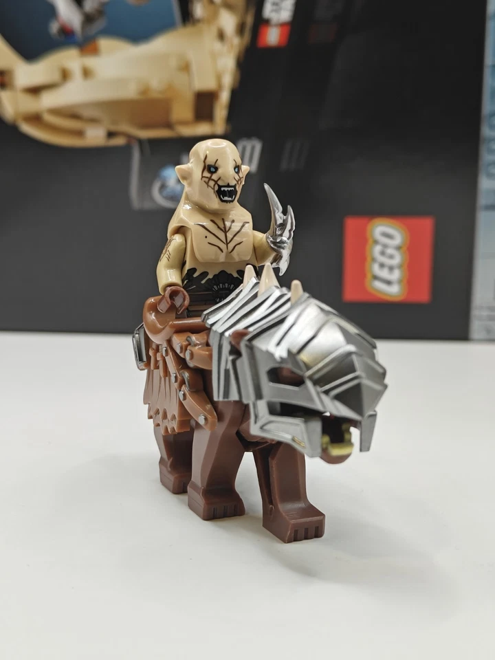 NEW LOTR Azog with Armored Brown Warg Custom Lego Minifigure The Hobbit - Image 3 of 4