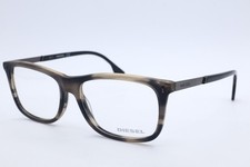 Diesel DL 5199 Cool. 005 Rectangle Light Tortoise Eyeglasses Clear Lenses 55mm