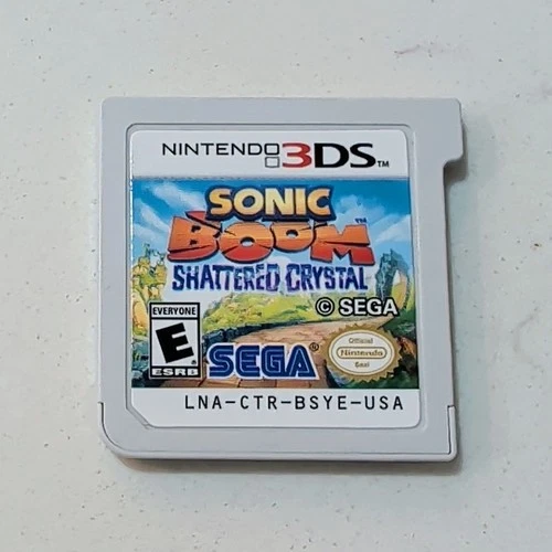 Sonic Boom: Shattered Crystal (Nintendo 3DS, 2014) Cartridge Only Tested & Works