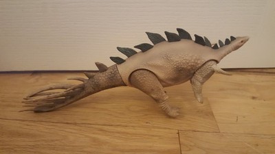 Vintage Tyco Dino Riders Kentrosaurus Figur 1989 30cm lang Dinosaurier kein Reiter