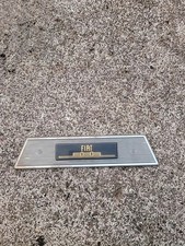 Fiat 2300 Written Interior Plate