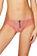 NWT Heidi Klum L Sofia Thong H16-261 Salmon Pink  Grey 113734
