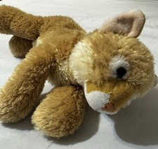 Aurora Plush Cougar Puma Cat Laying Down 13" 2022 Floppy Orange Wild Kitten