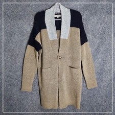 Loft Ann Taylor Women Cardigan XS Knit Longline Cozy Comfort Layer Work Office