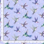 Floral Fabric | Garden Delight Hummingbird Flying | Timeless Treasures YARD