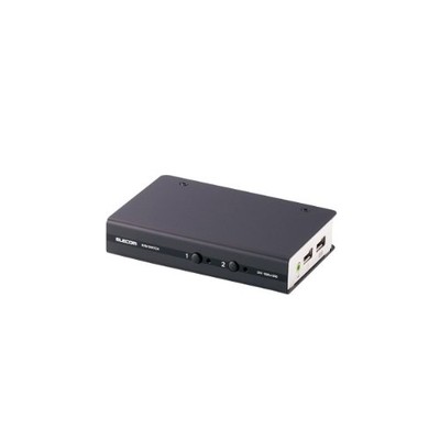 ELECOM KVM Switch for 2 USB Devices KVM-DVHDU2 (Japan Import)NEW