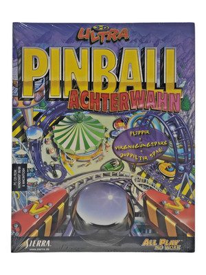   3D Ultra Pinball Achterwahn - (PC Spiel) Flipper  (DE) BIG BOX NEU SEALED NEW 