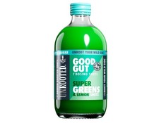 Unrooted Super Greens & Lemon Dosing Bottle Good Gut 420ml