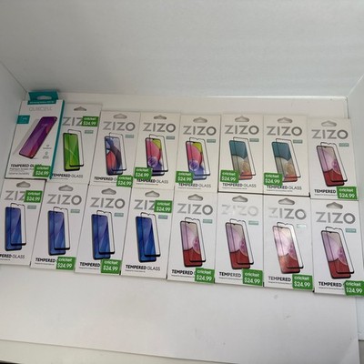 16 Zizo Tempered Glass Samsung Galaxy A03, A14, A53, Moto G Stylus, Debut S2. 