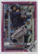 2021 Bowman Chrome Prospects Mega Box Pink Mojo Refractor Shea Langeliers 0t2s