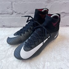 Nike Mercurial Superfly 5 V FG GS Football Boots Uk Size 3.5 Black White Vgc