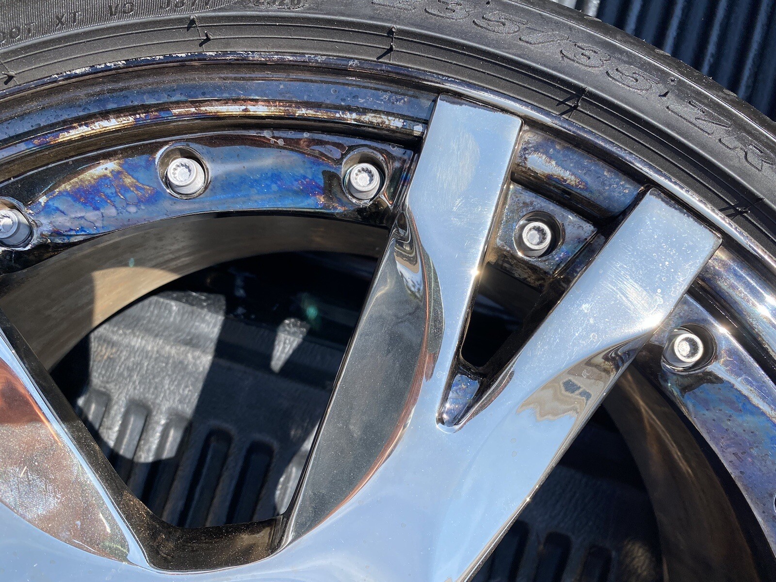 (4) Lamborghini Callisto Wheels And Tires. From 2006 Gallardo