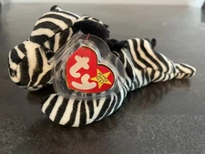 TY Beanie Baby ZIGGY The Zebra PVC Pellets Retired Vintage 1995