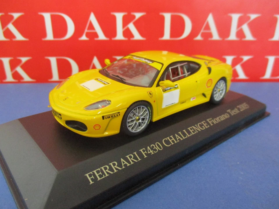 Die cast 1/43 Modellino Auto Ferrari F430 Challenge Fiorano Test 2005 - Immagine 2 di 4