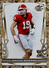 2023 Leaf Trinity Brock Bowers Rookie Card #97