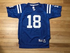 Peyton Manning Indianapolis Colts Reebok NFL Football Jersey Boys Youth L 14-16