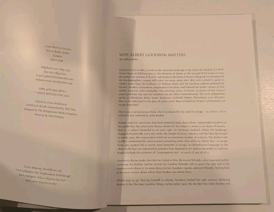 Albert Goodwin RWS 1845-1932 - Art Book - image 4 of 4