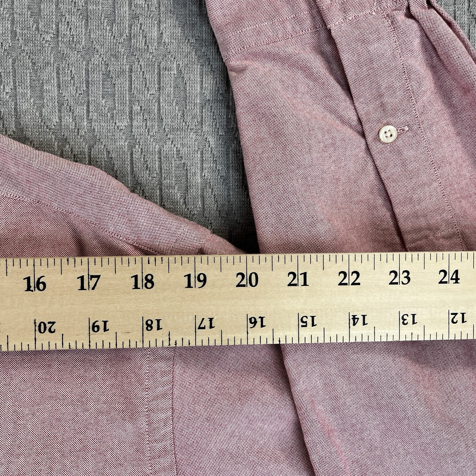 Lauren Ralph Lauren Flesh Pony camicia uomo con bottoni (XL) vestibilità personalizzata rosa