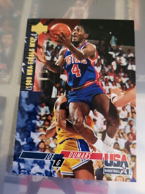 Nba Karte Upper Deck Gold 1994 USA #9 Joe Dumars 1989 Nba Finals Mvp