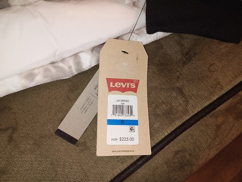 Mens Levi's Grey/White Tie Dye Puffer Jacket Coat XL BRAND NWT Beautiful!! - Picture 7 of 11