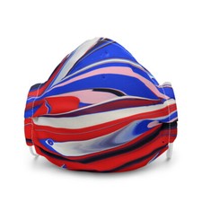 Multi color water color Premium face mask