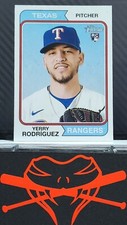 Yerry Rodriguez - 2023 Topps Heritage ROOKIE #320 - Texas Rangers RC