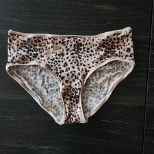 Vintage Y2K Victoria's Secret Panty Size S Animal Print Leopard Cheetah Bikini