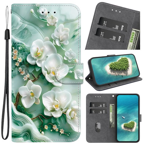Patterned Leather Cover Flip Wallet Case For Nokia 5.4/3.4/1.3/3.3/4.2/6.2/7.2 - Picture 27 of 32