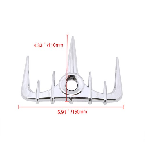 Fit For Honda Goldwing GL1800 GL 1800 2001-11 Chrome Fairing Gas Tank Door Trim - Picture 4 of 12