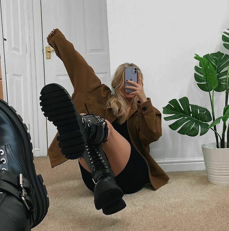 ユエページ 18点 Zara Tan Brown Leather Mid Heel Knee High Boots UK4 EU37 US6
