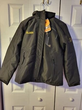 NWT MOERDENG Men's Unco & Boror Winter Jacket w/Removable Hood Small Black 816-A