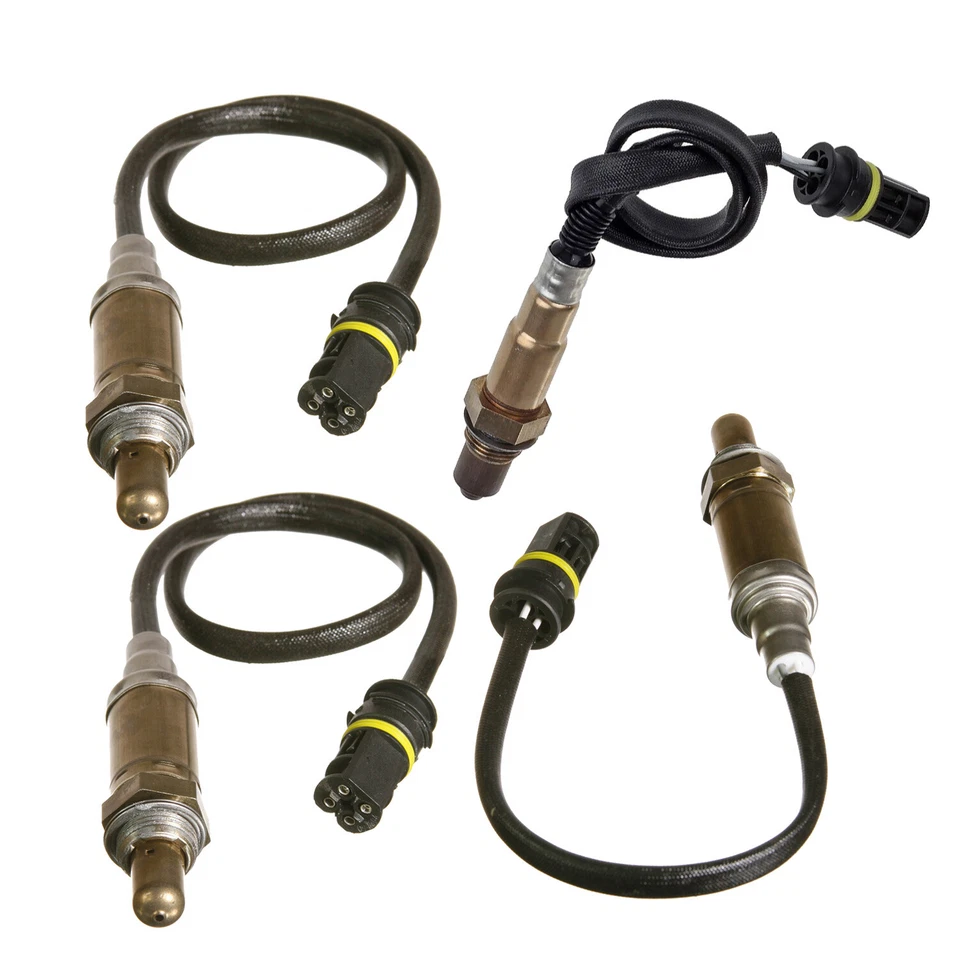 Sensor de oxígeno O2 aguas arriba + aguas abajo 4 piezas para Mercedes-Benz C240 C320 CLK320 Foto 3 de 4