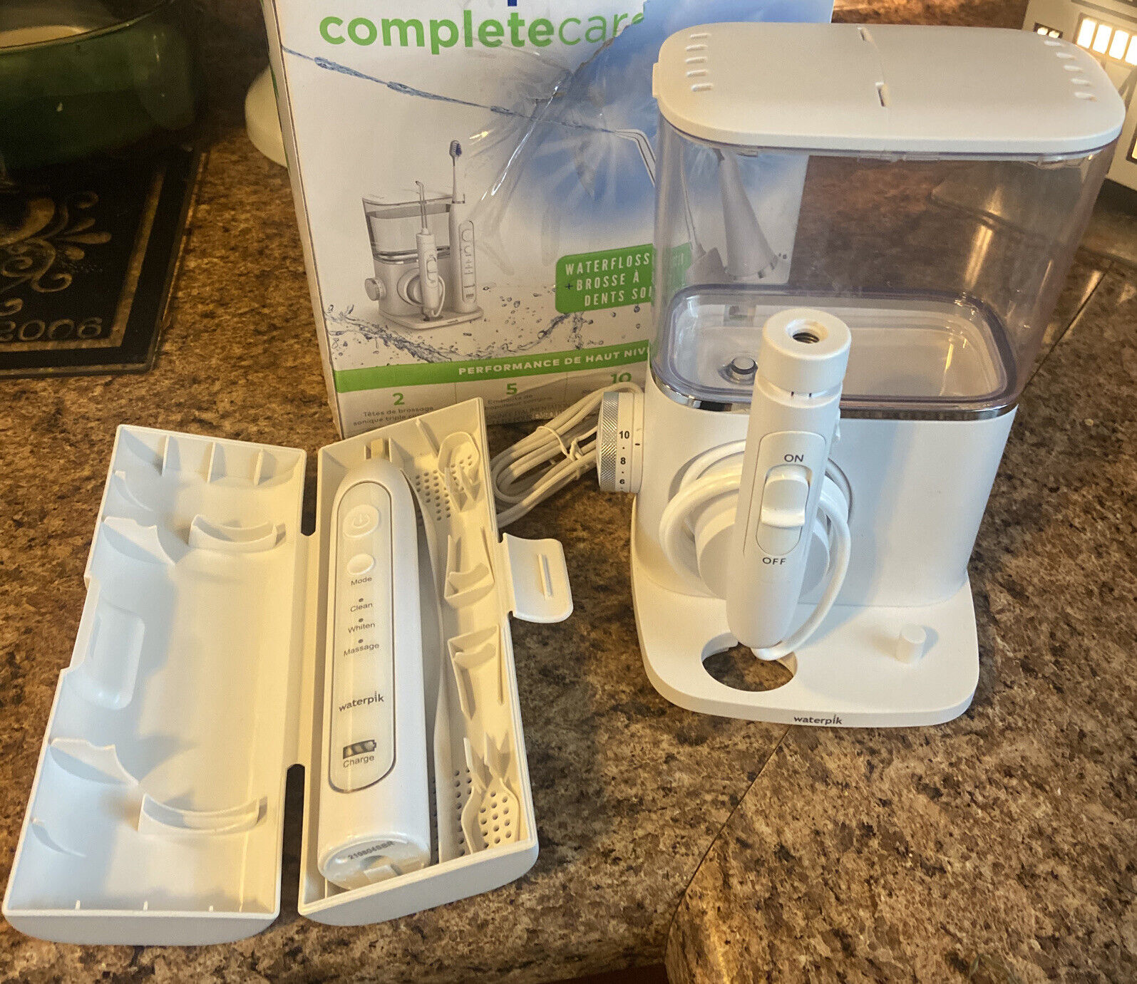 Waterpik famous CC-01 New York Mall Complete Care 9.0 with Sonic Electric Toothbrush