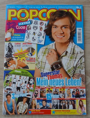 Popcorn 7/2008 EM Thomas Godoj Madonna Miley Cyrus Tokio Hotel Avril Lavigne