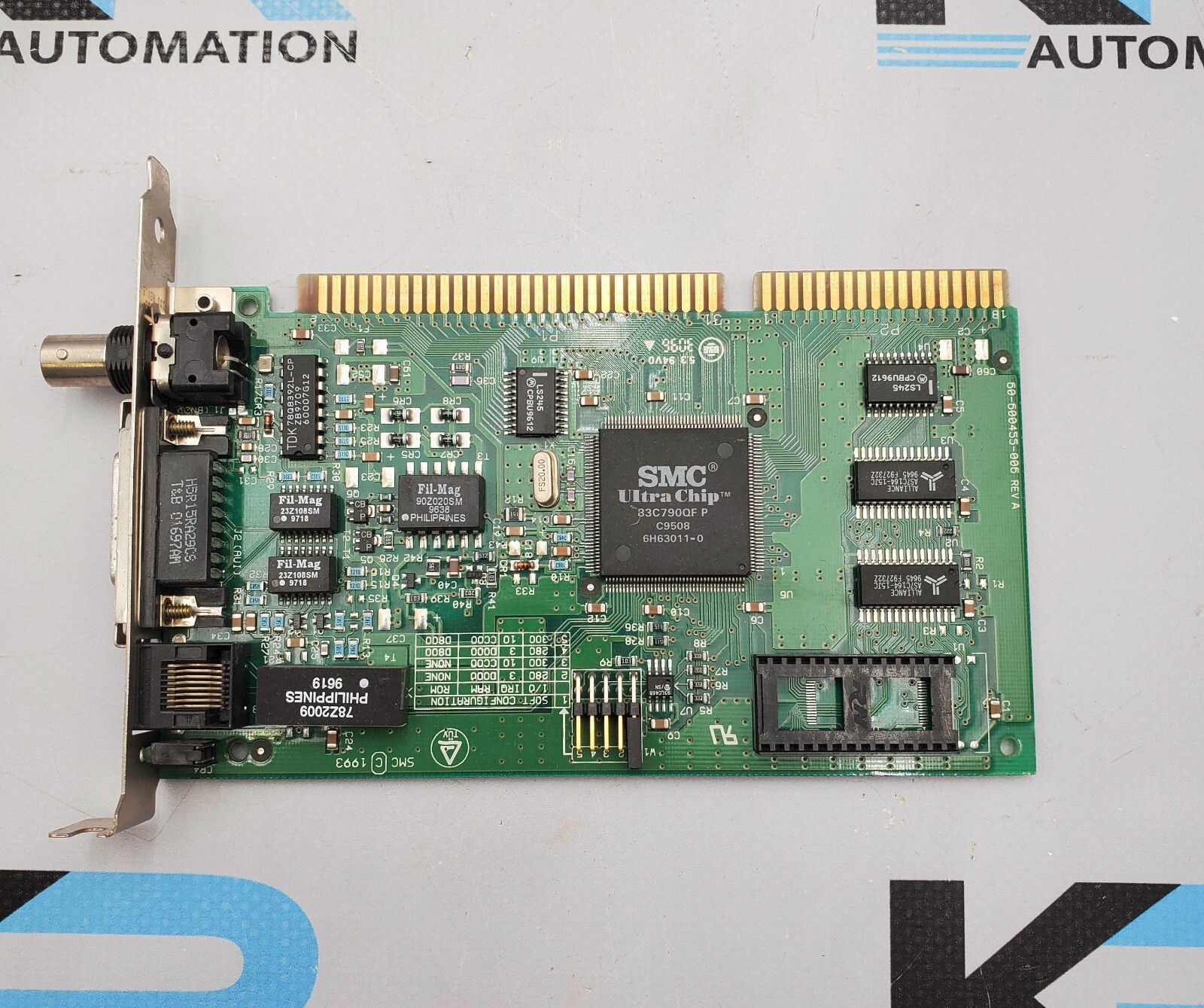 SMC 60-600455-006 Rev A Ethernet PCI Card