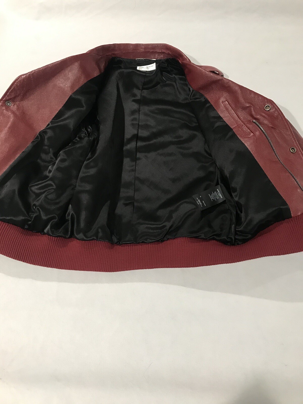 Giacca da motociclista da uomo Saint Laurent in pelle. 52 L. $5400