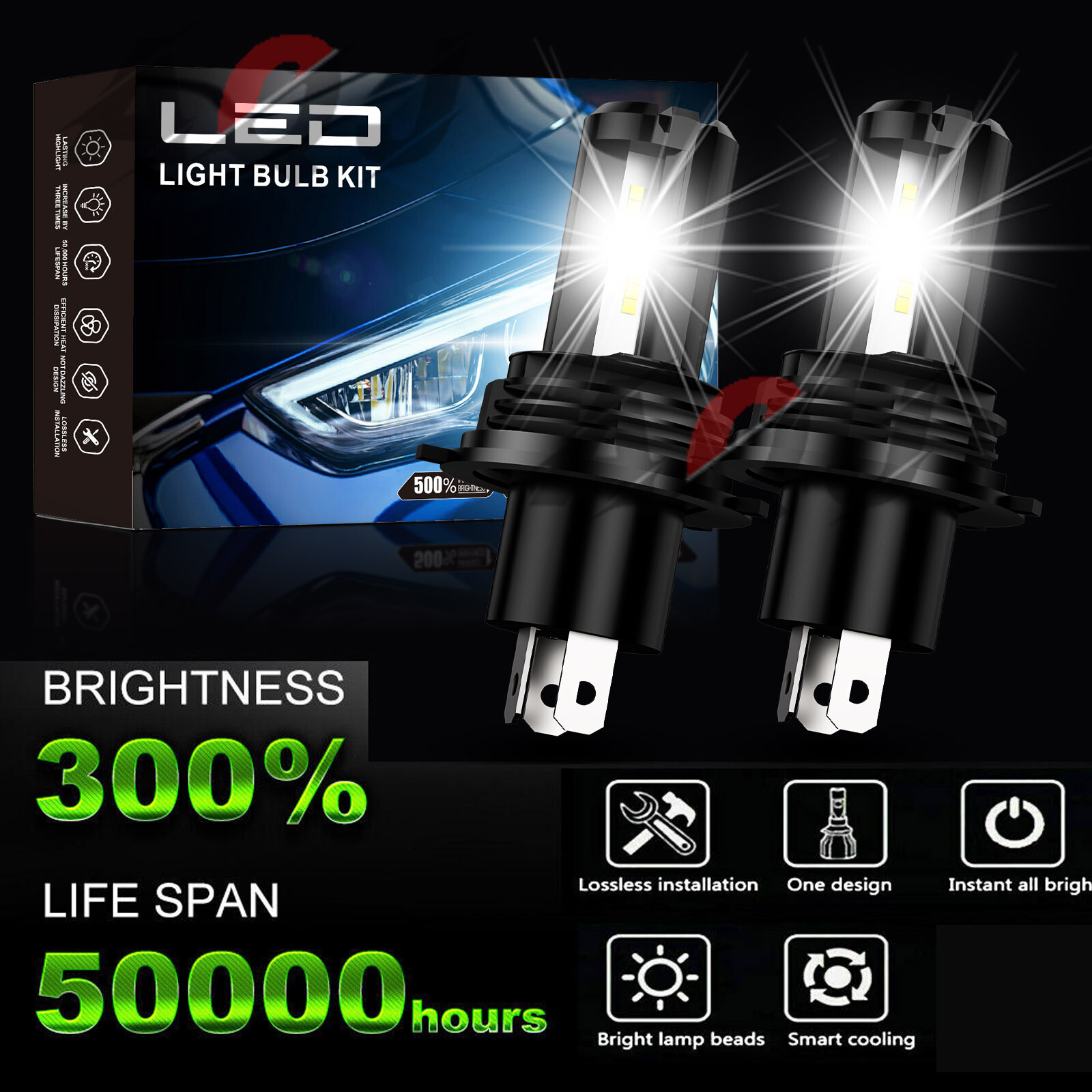 Nissan UD LED Headlight Conversion Kit for 1800 2000 2300 2600 3300 Models