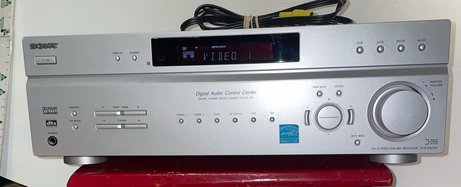 Sony FM Stereo Receiver Model STRK670P Digital Audio Control Center eBay