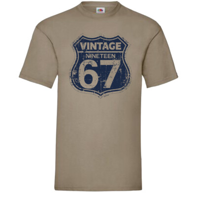 Vintage 1967 Nineteen Sixty Seven T-Shirt Birthday Gift
