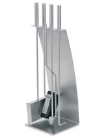 Blomus 65131 5 Pc Fireplace Set Bow Front Chimo Blomus 65131 5 Pc Fireplace Set Bow Front Chimo